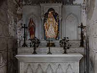 fontaines de France : Statue de la Vierge
