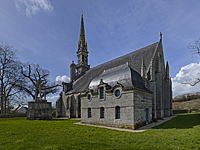 fontaines de France : La Chapelle et le Calvaire