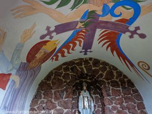 La Fontaine et Chapelle St-Aubin à Manson