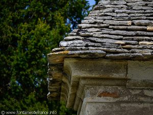L'un des angles de la toiture