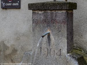 La Fontaine de Grand Champ