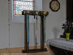 Bannière ornée de sa bougie