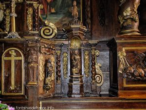 Un détail du retable