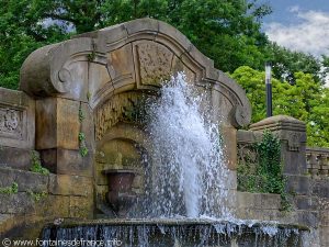 La Fontaine contrebas du Square Boufflers