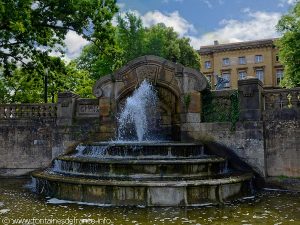 La Fontaine contrebas du Square Boufflers
