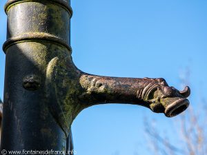 Goulotte de la pompe