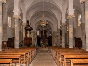 Nef de l'église de Mailley