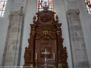 Retable de l'autel des fonds Baptismaux