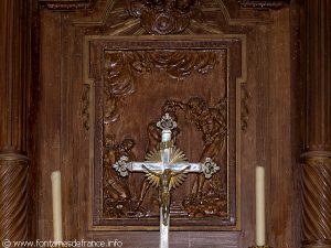 Retable de l'autel des fonds Baptismaux