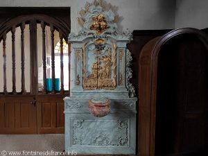 Retable des fonts baptismaux