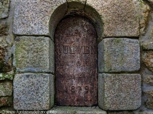 Niche au dessus de la Fontaine St-Eloi