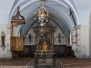 L'autel de l'église St-Valère