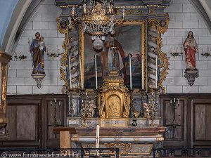 Le retable de l'église St-Valère