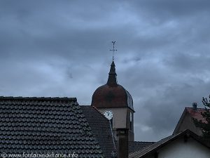 Dôme à l'impériale du clocher de l'église de Quincey