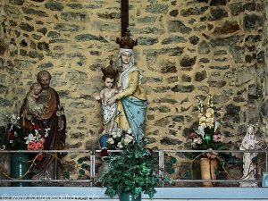 Vierge de l'autel de la Chapelle N-D de Clairence