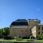 Le pignon Nord du Théâtre