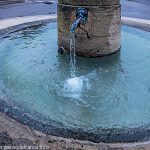 La Fontaine Ronde à Colonne