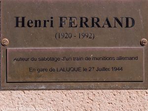 Plaque commémorative