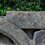 Fontaine en cours de restauration
